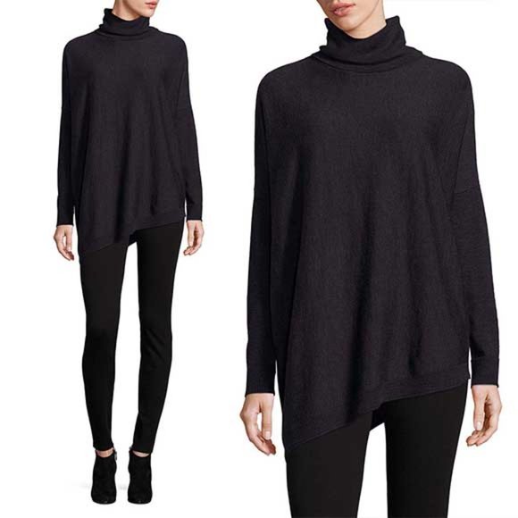Eileen Fisher Sweaters - Eileen Fisher Black Turtleneck Sweater